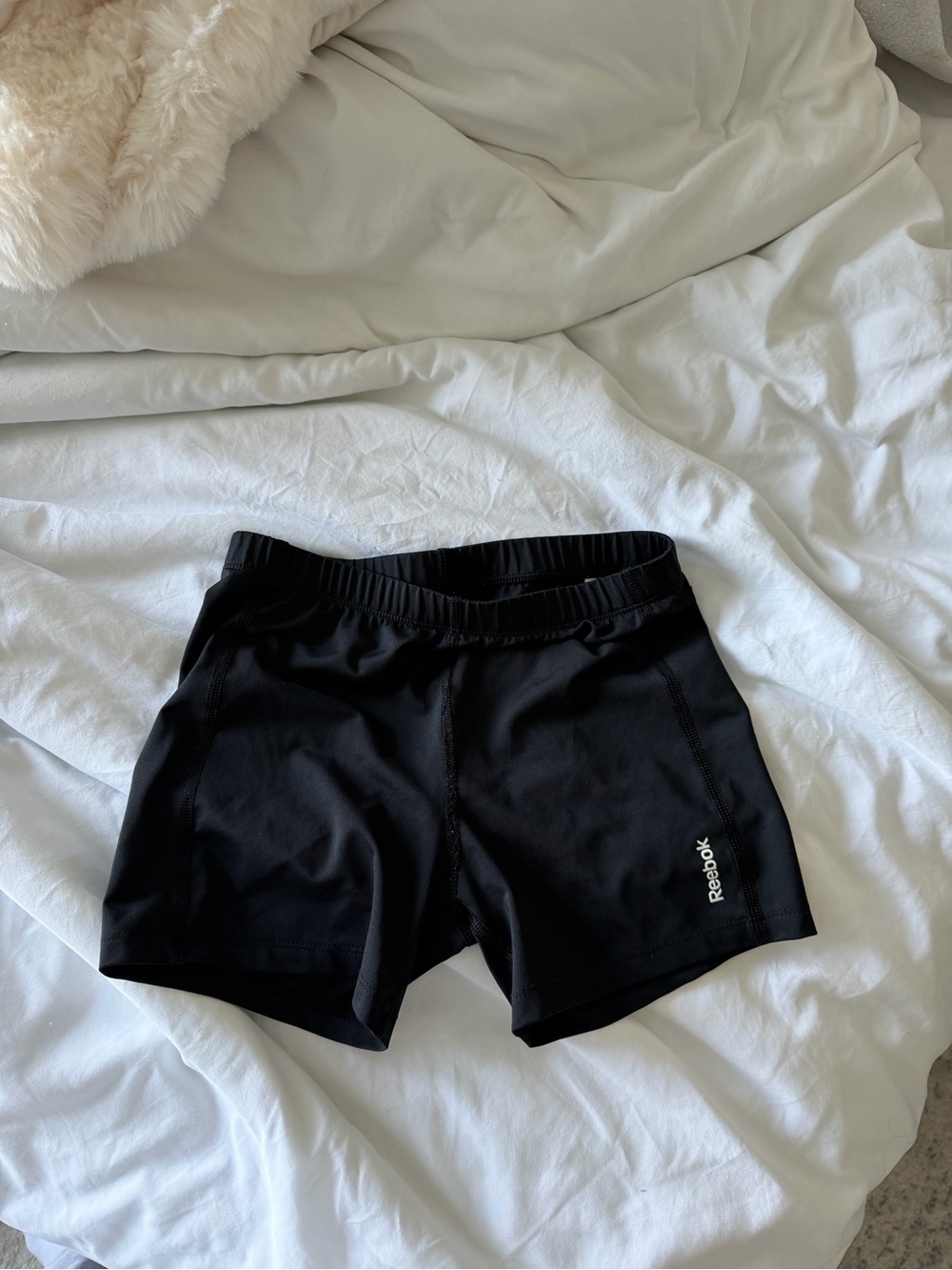 Reebok Black PlayDry Athletic Compression Shorts